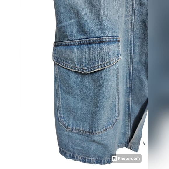 Free People x Boyish Denim Kimono Jacket Dress/Small - Picture 7 of 16